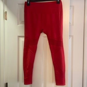 Fabletics Red Perforated Legging